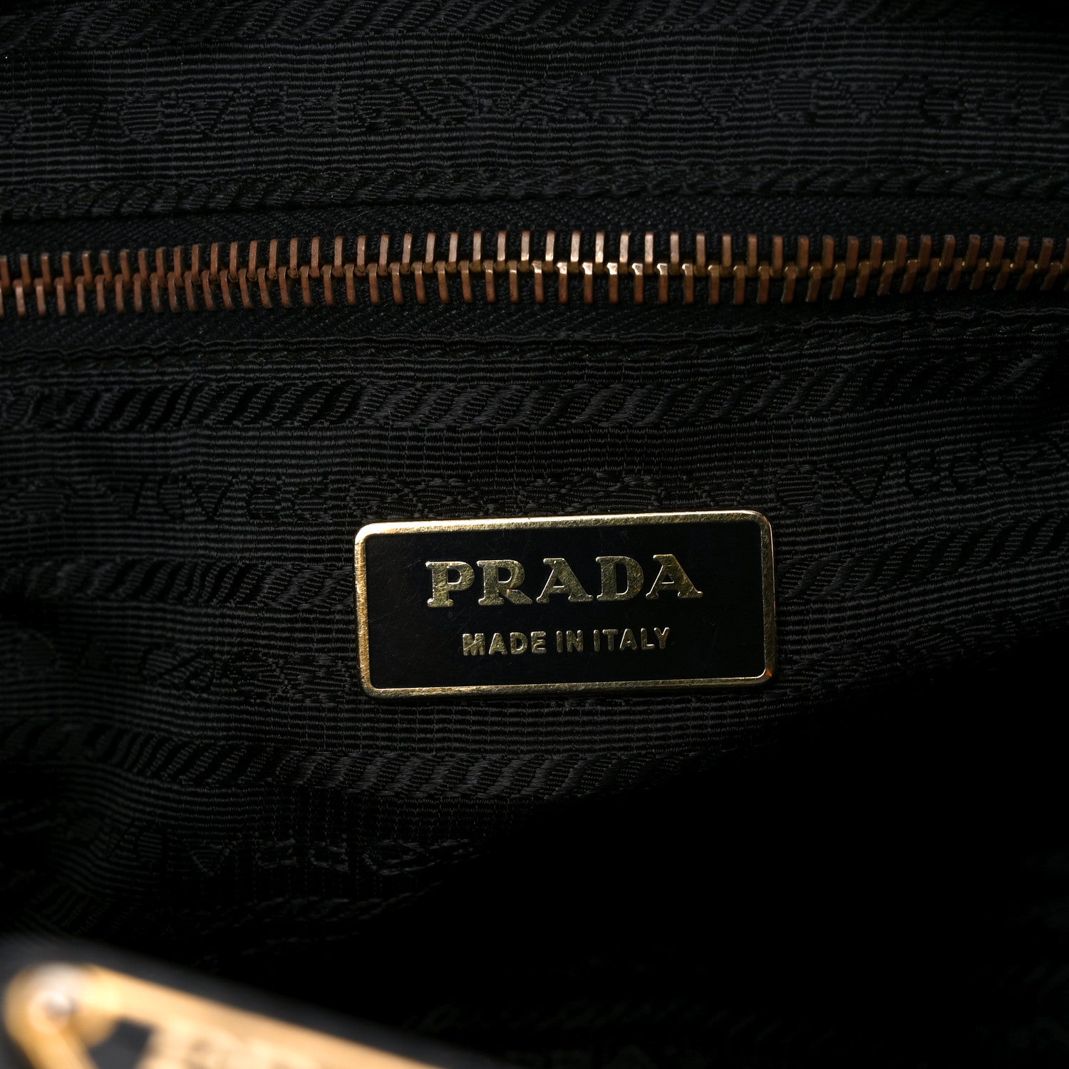 Prada Tessuto Nylon Calfskin Dome Satchel Black 6 of 10