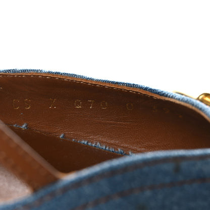Valentino Garavani Denim Vlogo Slingback 40mm Pumps 39.5 Denim Selleria 6 of 8
