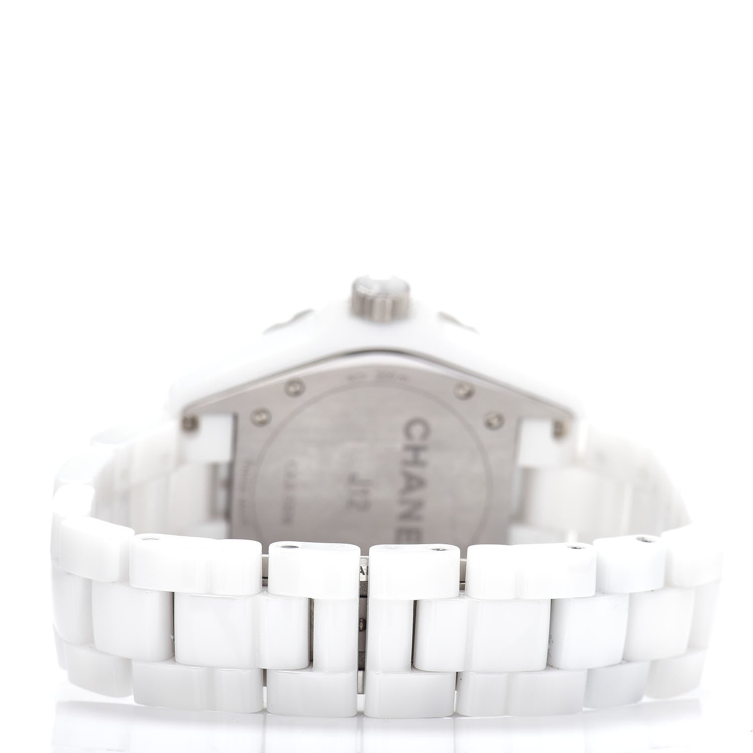 Chanel Stainless Steel Ceramic 38mm J12 Automatic Watch White 4 of 5