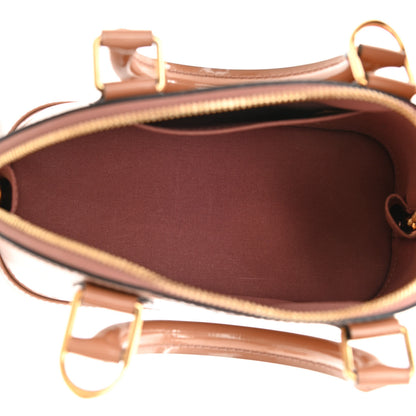 Louis Vuitton Vernis Alma BB Rose Velours 4 of 7