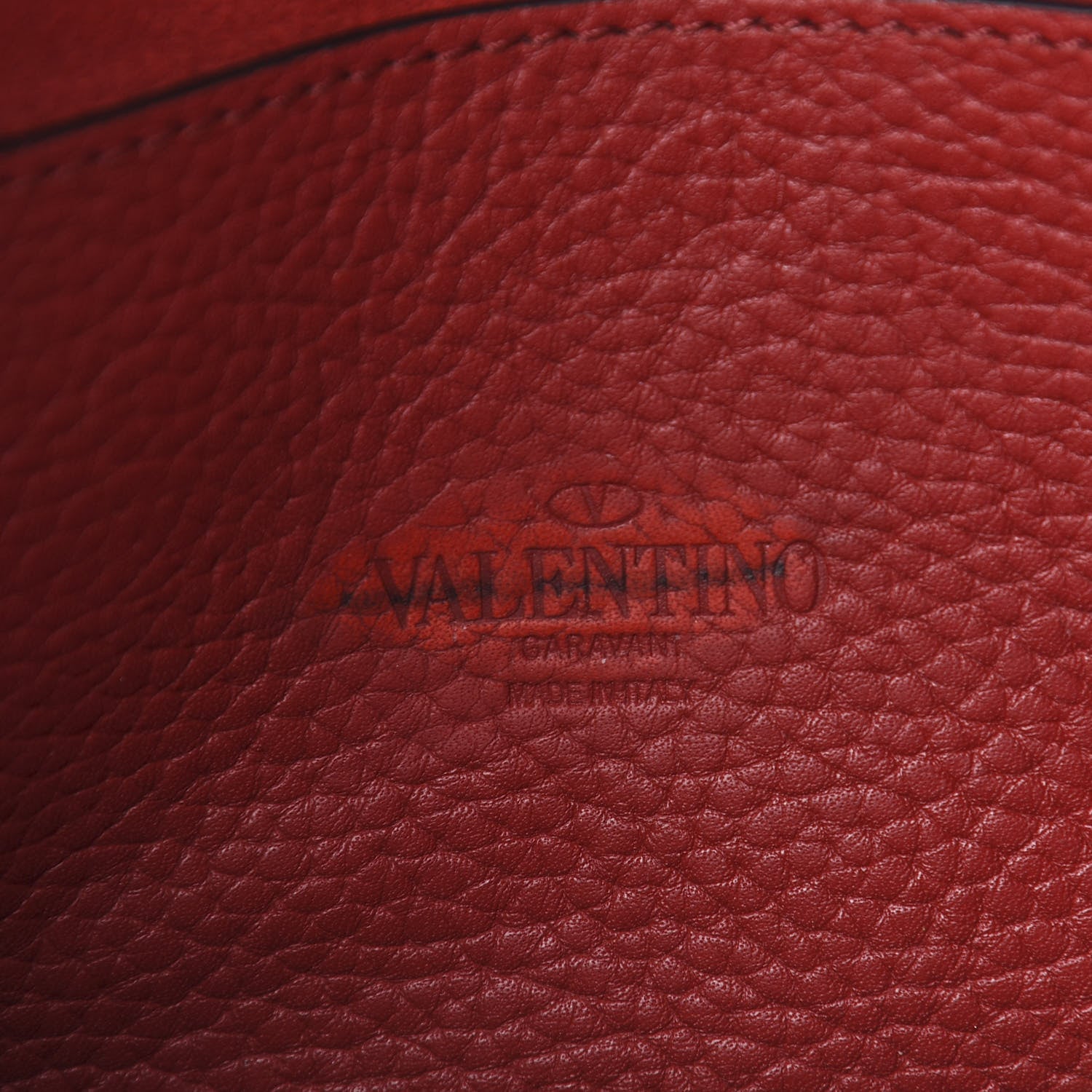 Valentino Garavani Pebbled Calfskin Medium Rockstud Flip Lock Crossbody Bag Red 6 of 10