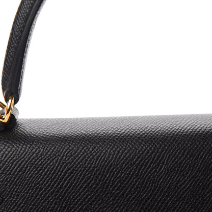 Hermes Epsom Kelly Sellier 25 Black 9 of 14