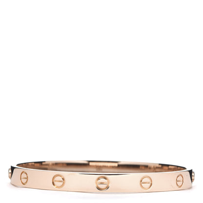 Cartier 18K Pink Gold LOVE Bracelet 18 3 of 6