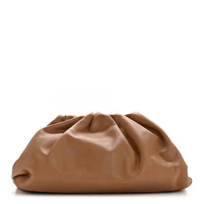 Bottega Veneta Smooth Butter Calf The Pouch Oversized Clutch Teak 1 of 11