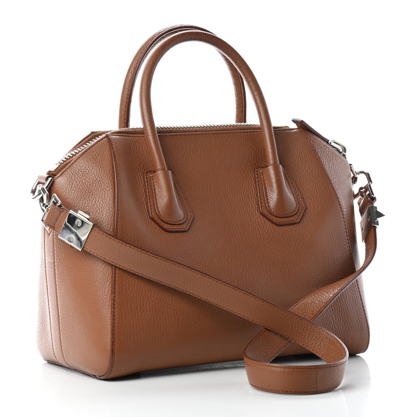 Sugar Goatskin Small Antigona Caramel