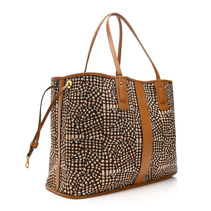 MCM Visetos Large Liz Reversible Shopper Tote Cognac 5 of 15