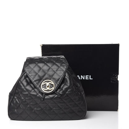 Chanel Caviar Quilted CC Backpack Black 15 of 15