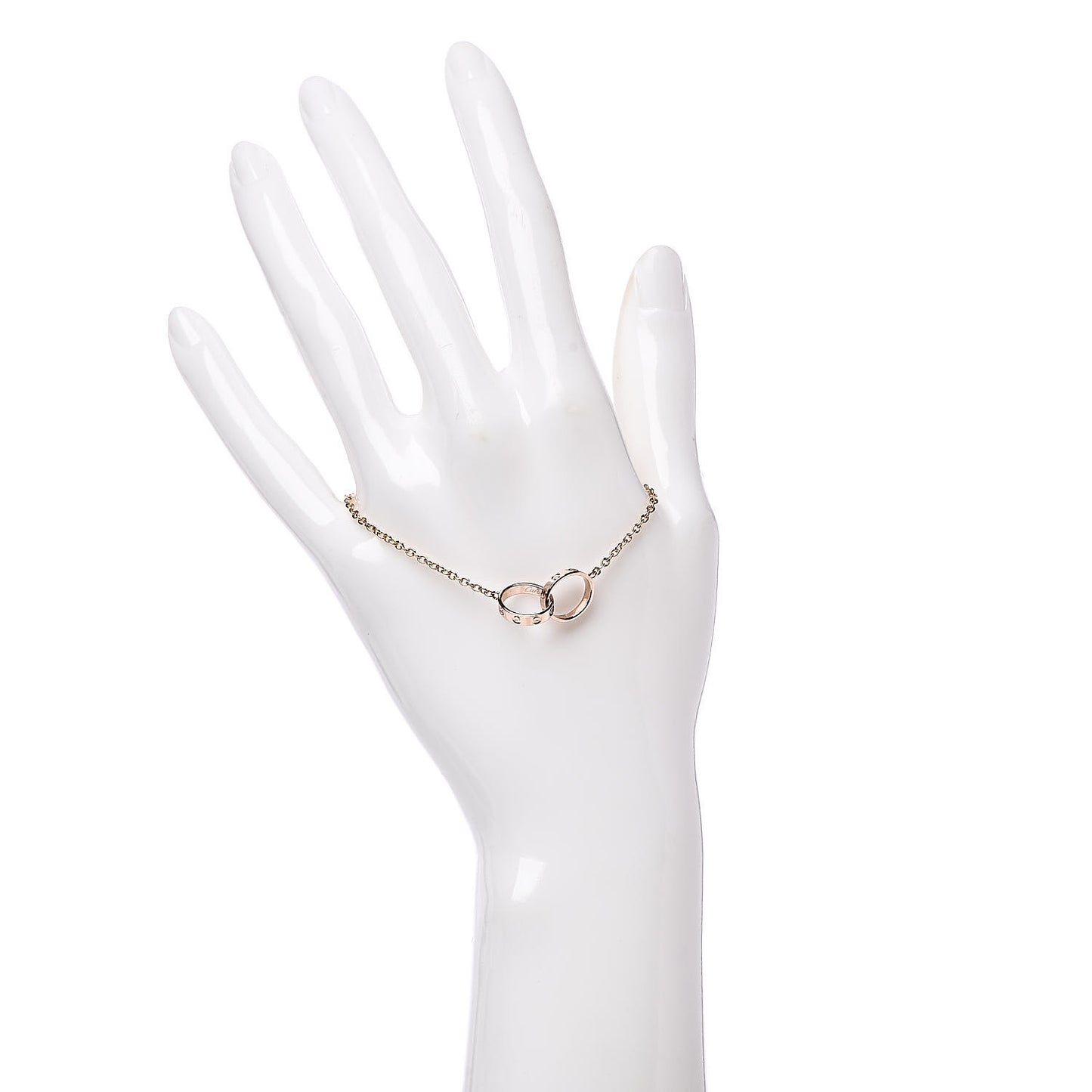 18K Pink Gold Interlocking LOVE Bracelet