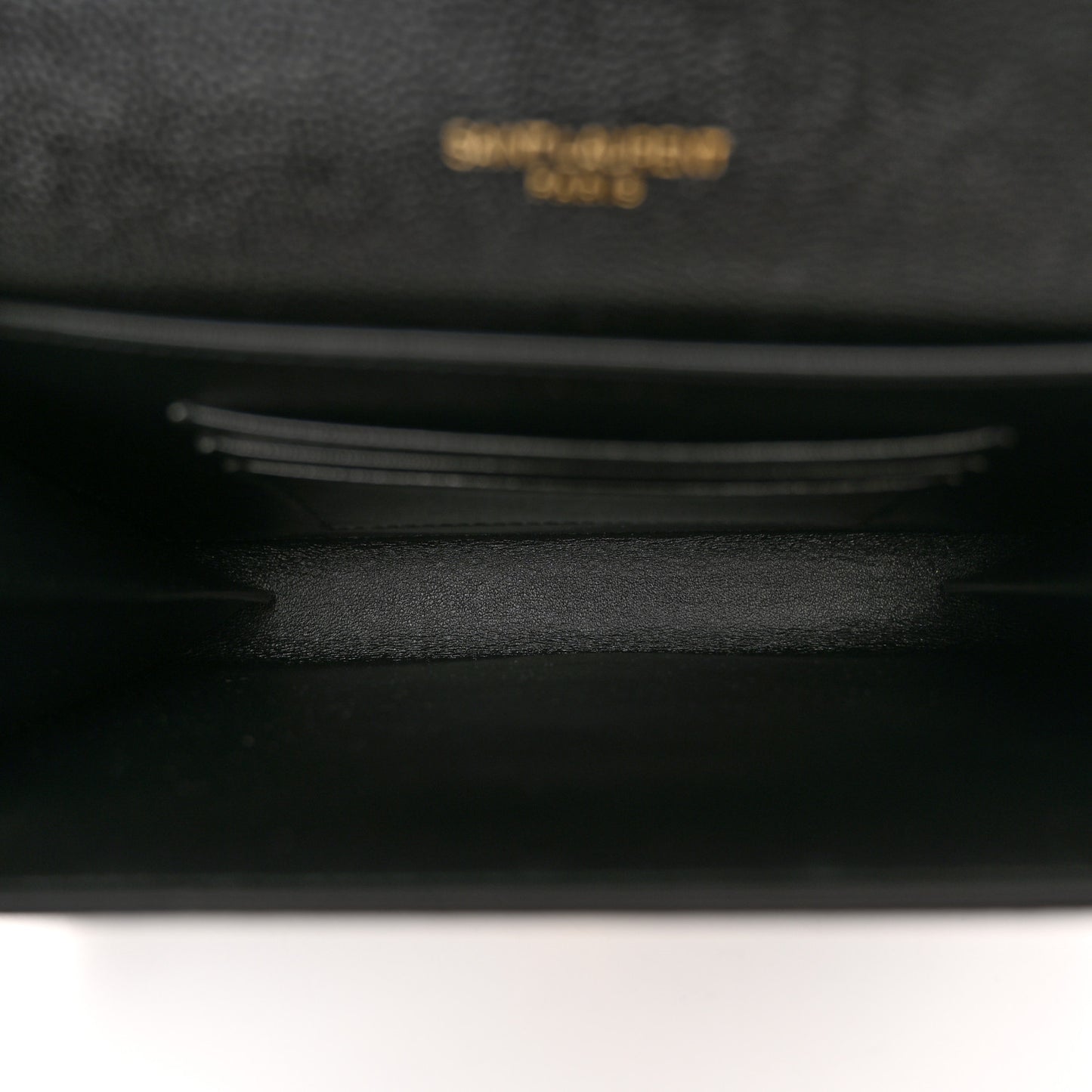Grain De Poudre Monogram Cassandra Chain Wallet Black