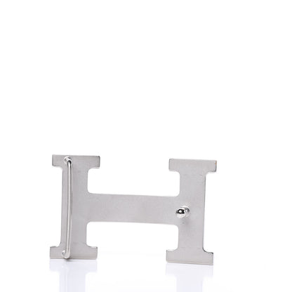 Hermes Polished Palladium 32mm H Belt Buckle Silver 3 of 5