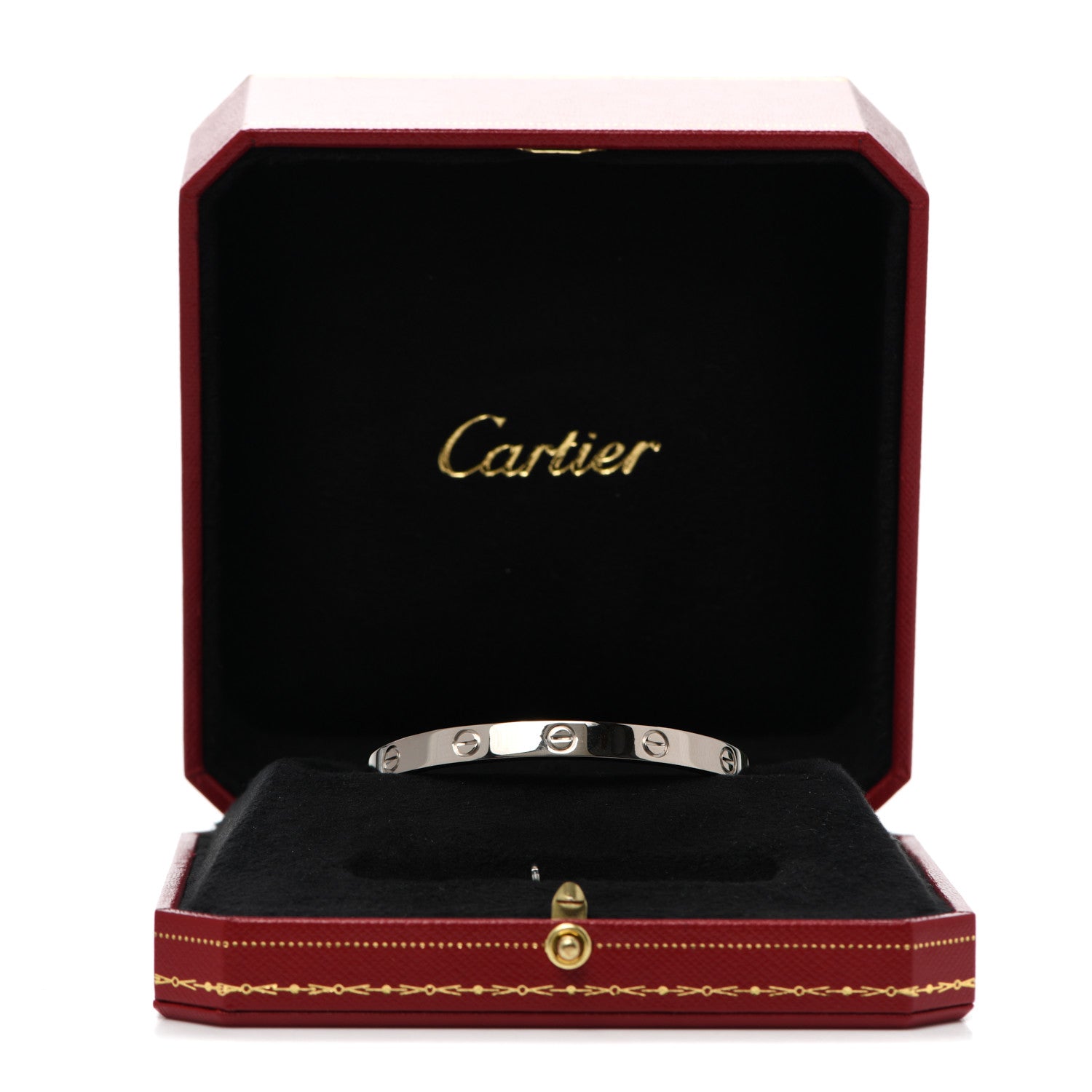Cartier 18K White Gold LOVE Bracelet 17 6 of 6