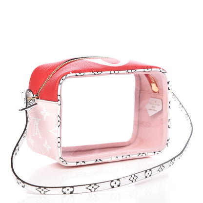 Louis Vuitton Monogram Giant Beach Pouch Rouge 3 of 9
