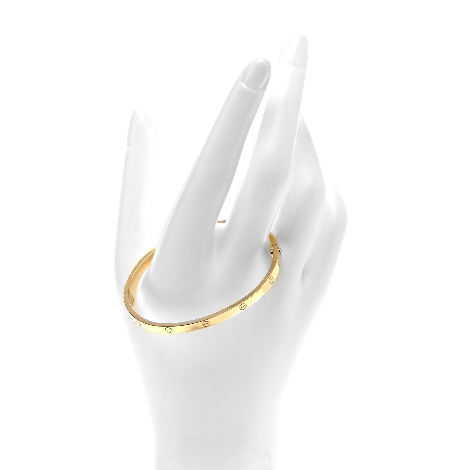 Cartier 18K Yellow Gold Small LOVE Bracelet 17 2 of 6