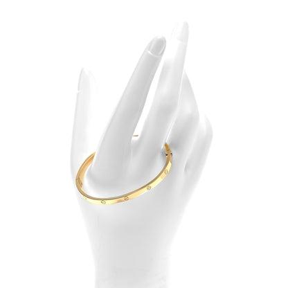 Cartier 18K Yellow Gold Small LOVE Bracelet 17 2 of 6
