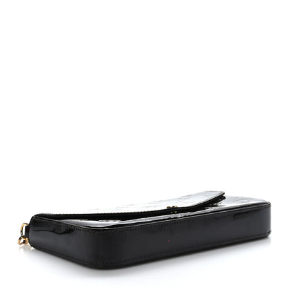 Louis Vuitton Vernis Pochette Felicie Chain Wallet Amarante 5 of 10