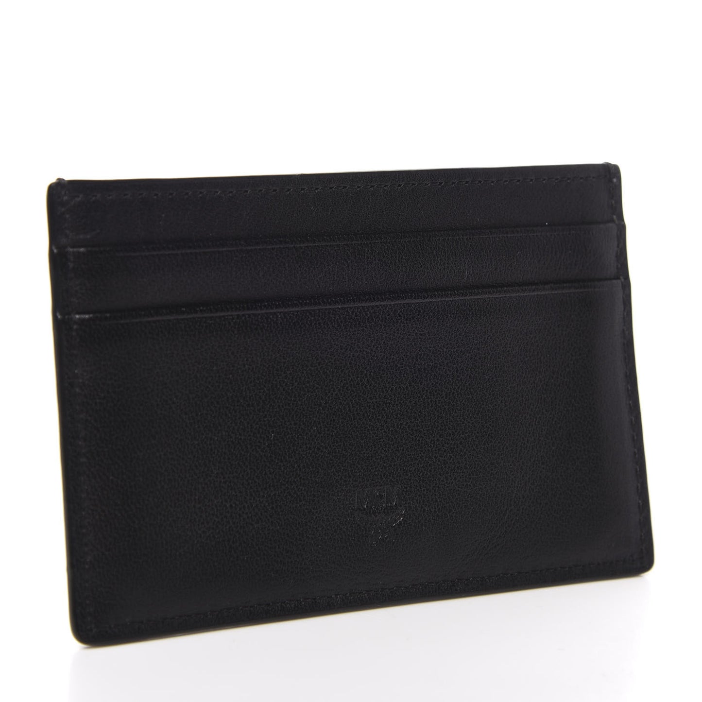 Calfskin Ottomar Monogram Card Case Black