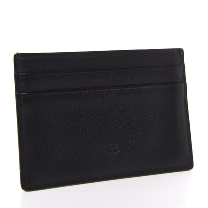 MCM Calfskin Ottomar Monogram Card Case Black 3 of 8