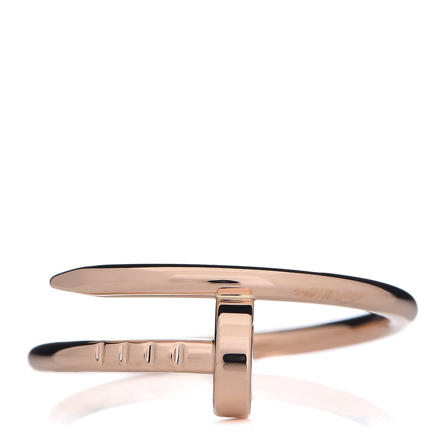 18K Pink Gold Small Juste Un Clou Ring 50 5.25