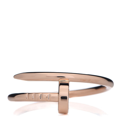 Cartier 18K Pink Gold Small Juste Un Clou Ring 50 5.25 1 of 7