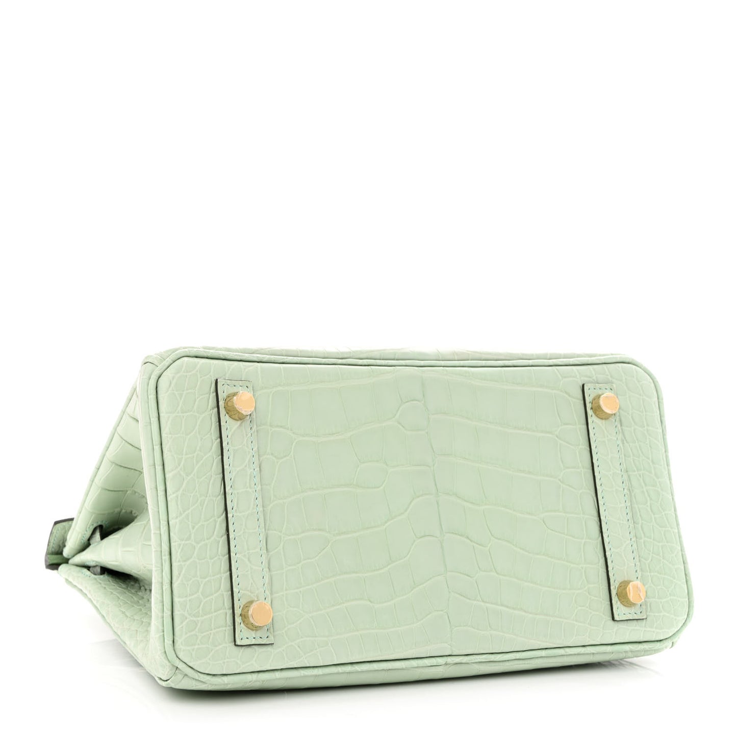 Matte Alligator Birkin 25 Vert D'eau