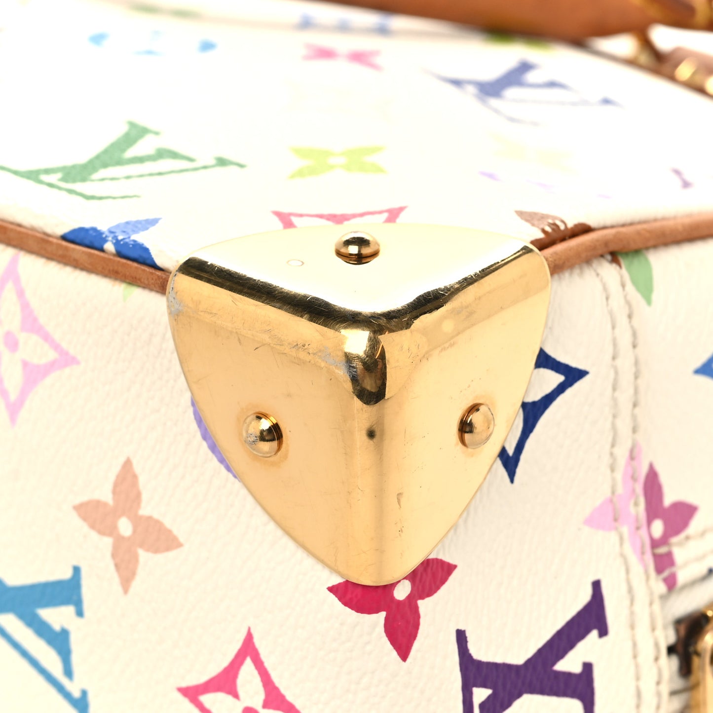 Monogram Multicolor Trouville White