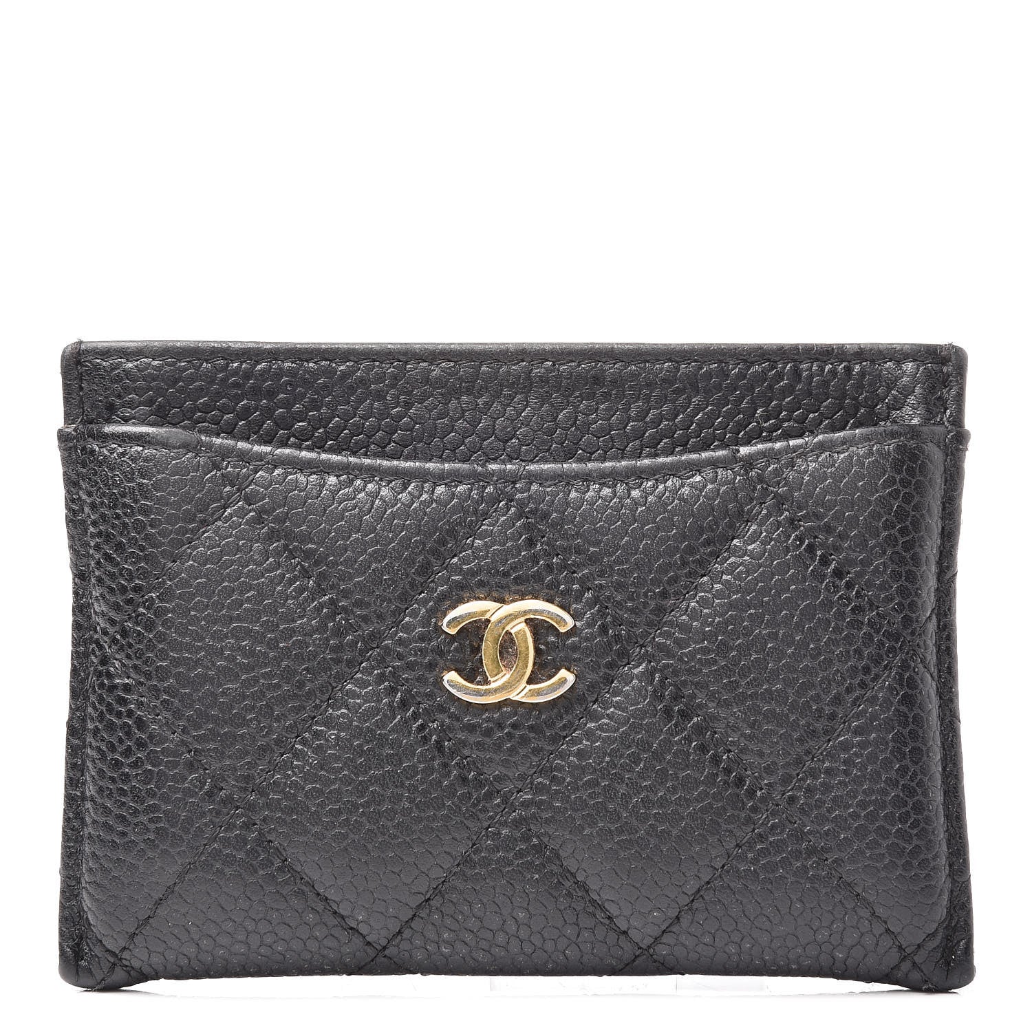 Chanel Caviar Quilted Card Holder Black 1 of 14