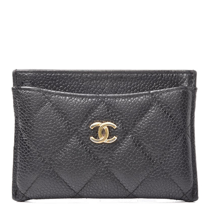 Chanel Caviar Quilted Card Holder Black 1 of 14