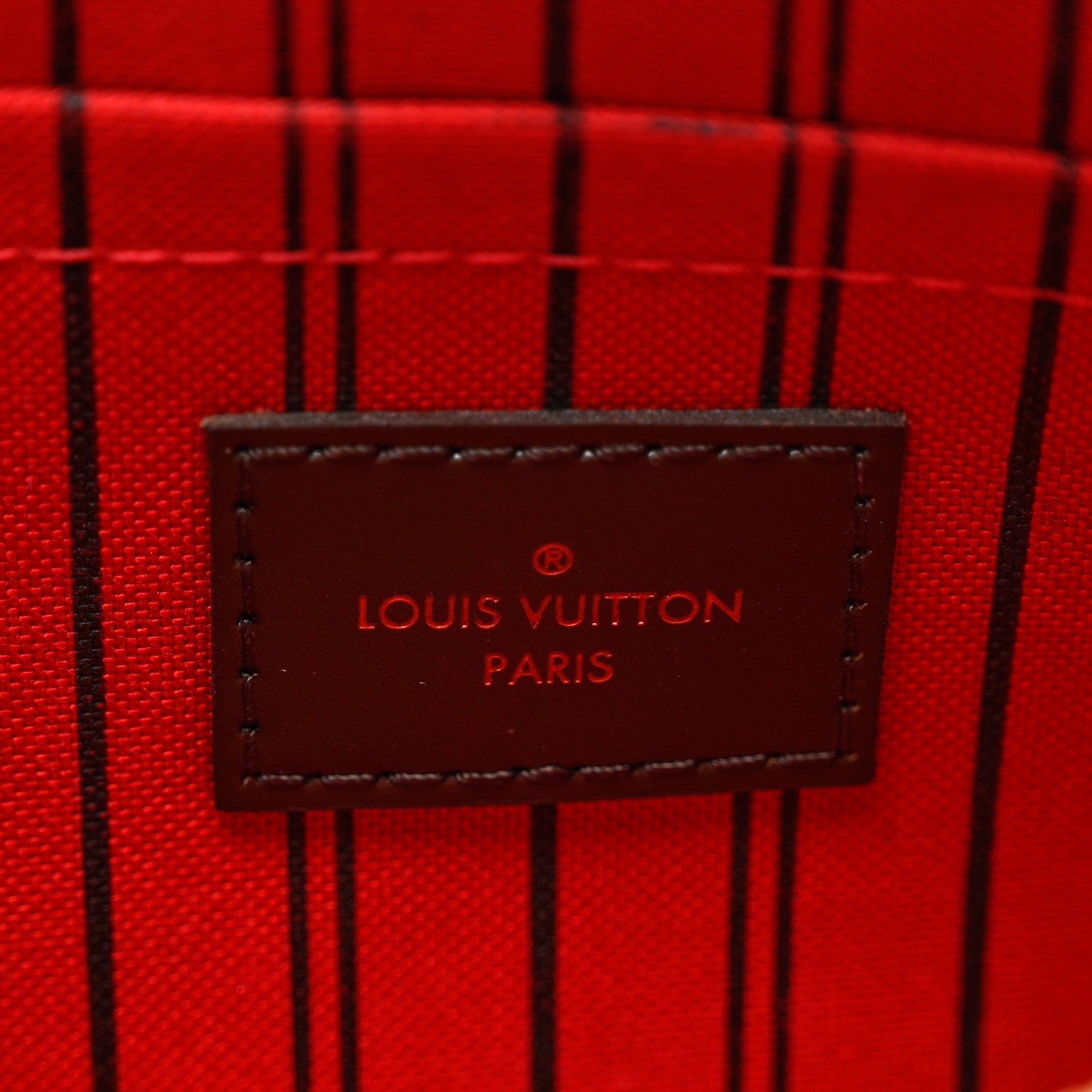 Louis Vuitton Damier Ebene Neverfull MM GM Pochette 6 of 8