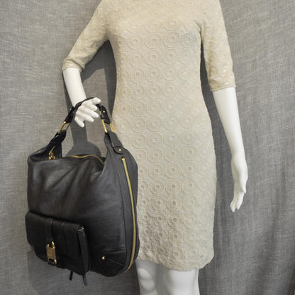 Marc Jacobs Leather Courtney Hobo Black 2 of 8