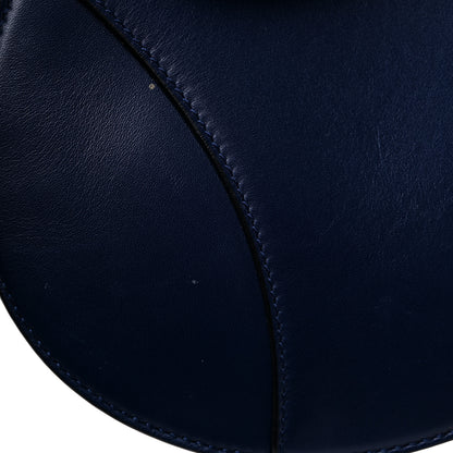 Christian Dior Calfskin Saddle Bag Blue 9 of 13