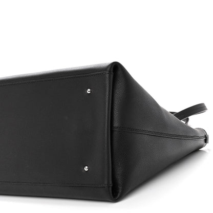 Salvatore Ferragamo SALVATORE FERRAGAMO Calfskin Medium Tote Black 8 of 11