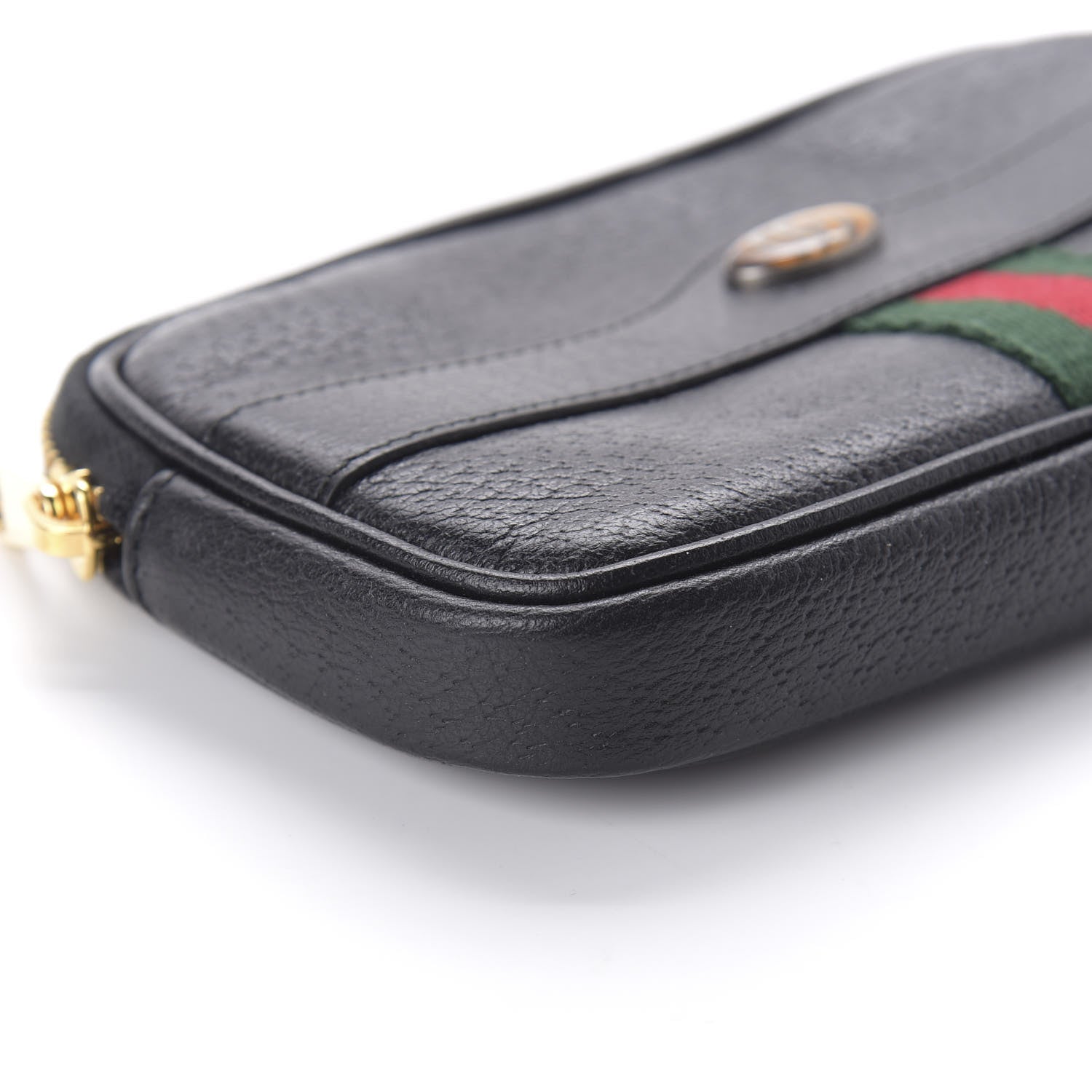 Gucci Grained Calfskin Ophidia Belted iPhone Case 85 34 Black 6 of 11