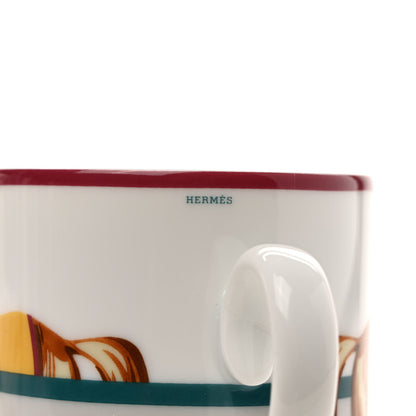 Hermes Porcelain Cheval a la Couverture Mug 7 of 11