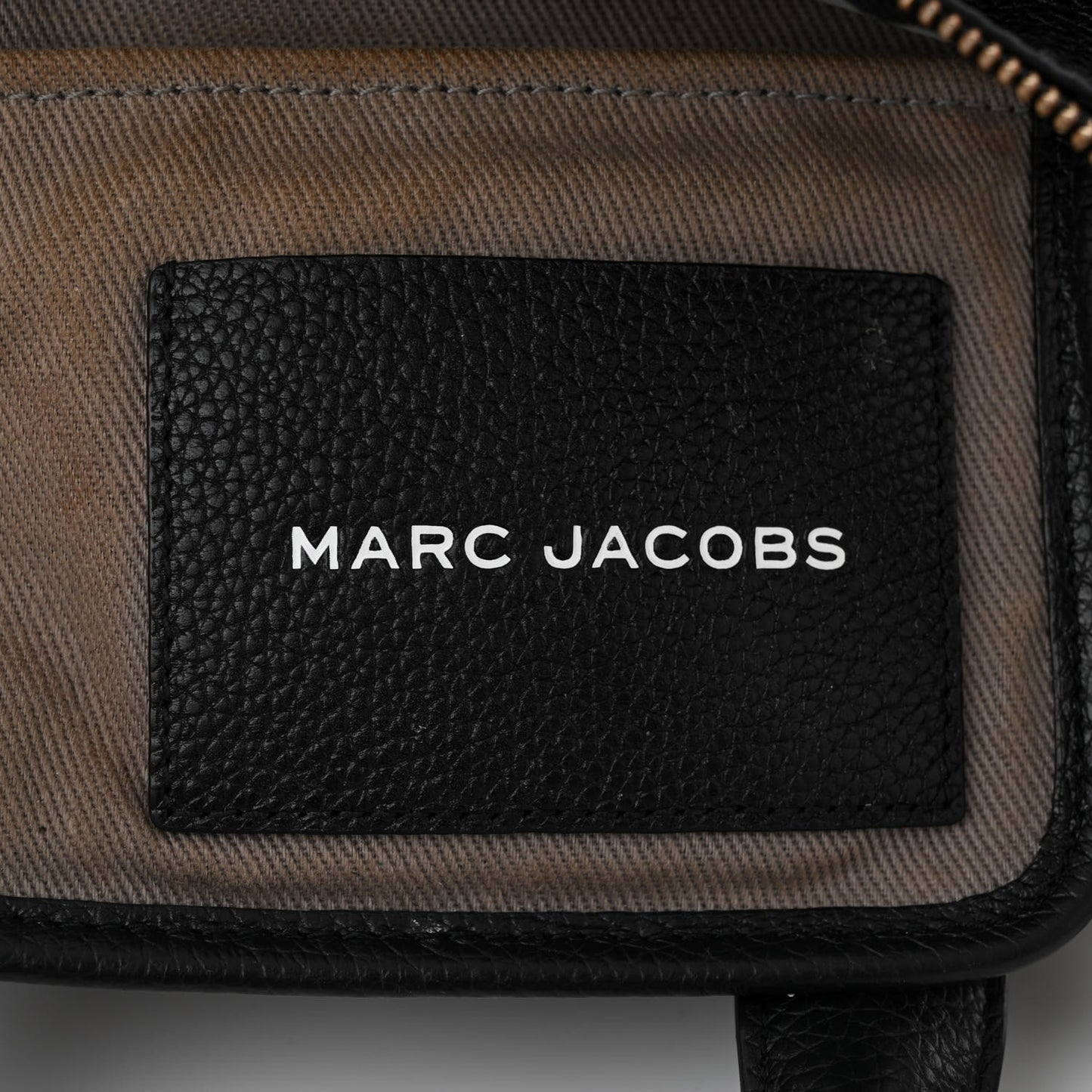 Grained Calfskin Small The Tote Bag Black