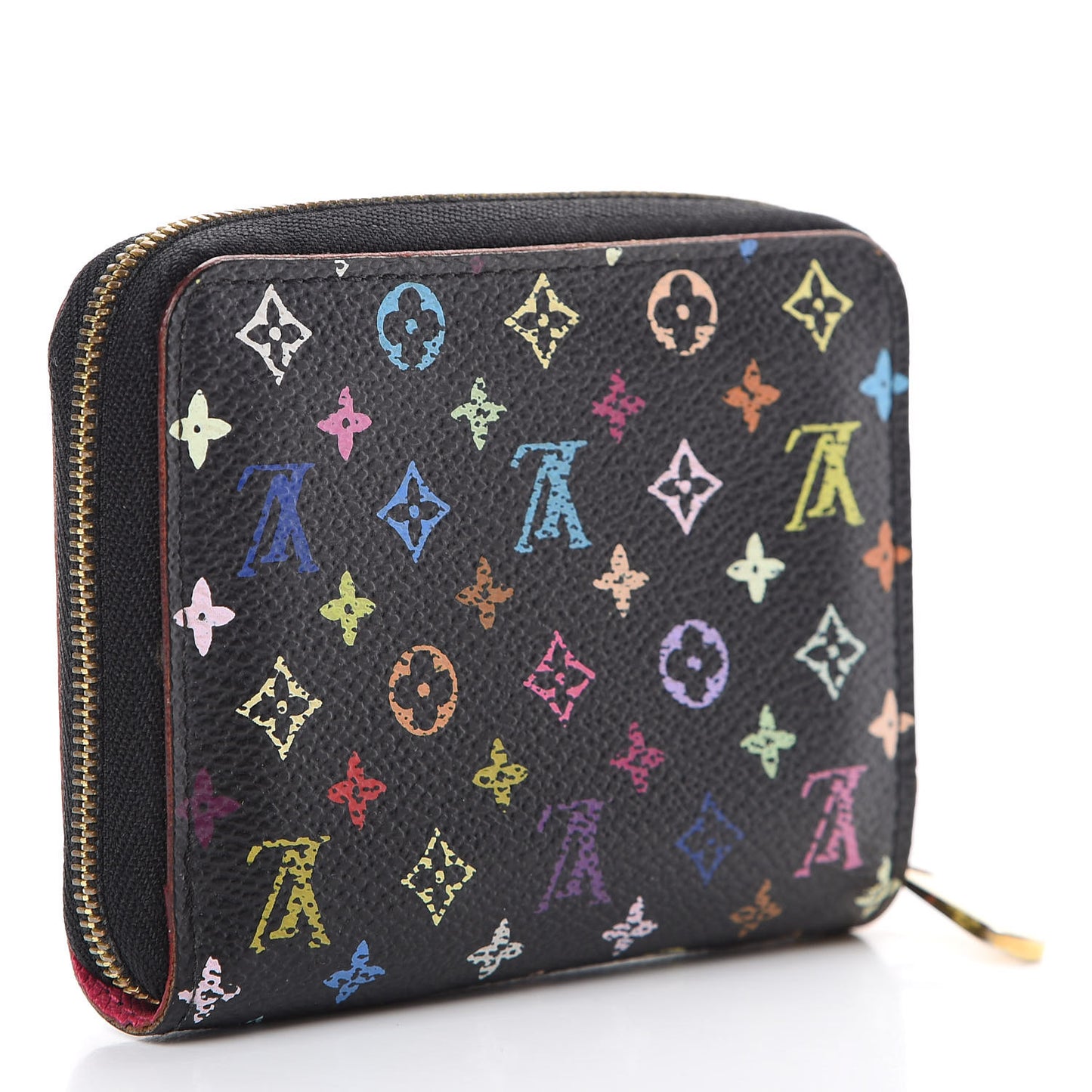 Monogram Multicolor Zippy Coin Purse Black Grenade