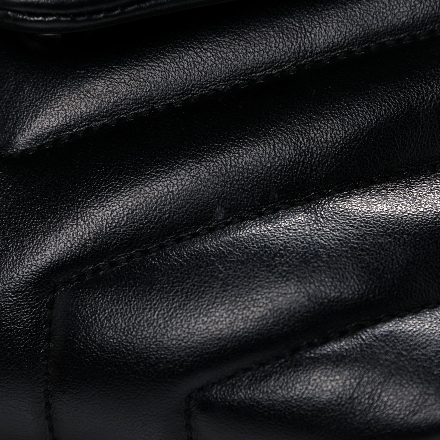 Saint Laurent Calfskin Y Quilted Monogram Toy Loulou Crossbody Bag Black 11 of 12