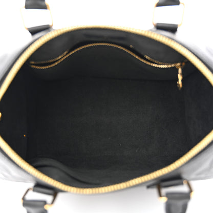 Louis Vuitton Empreinte Monogram Giant Speedy Bandouliere 25 Black 5 of 10