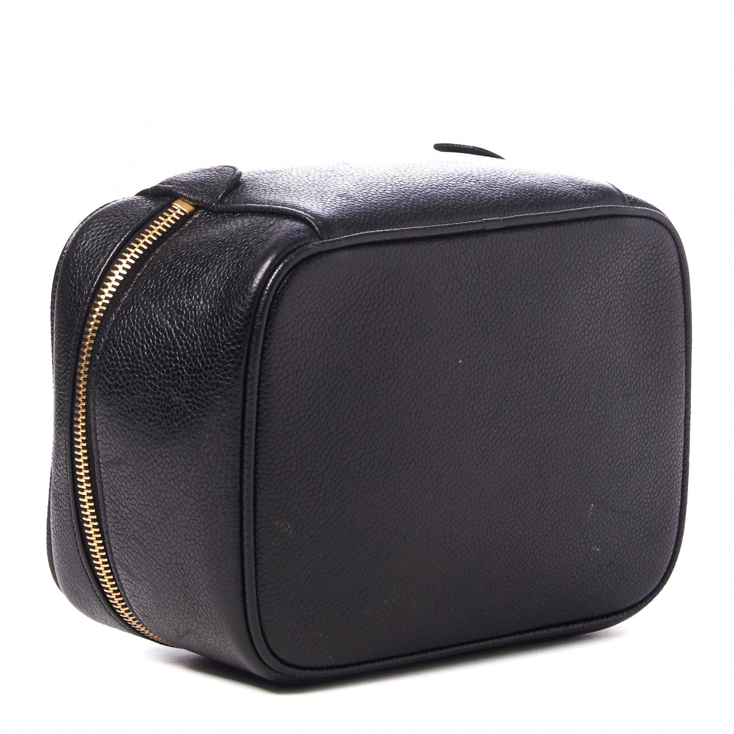 Chanel Caviar Vanity Cosmetic Case Black 3 of 10