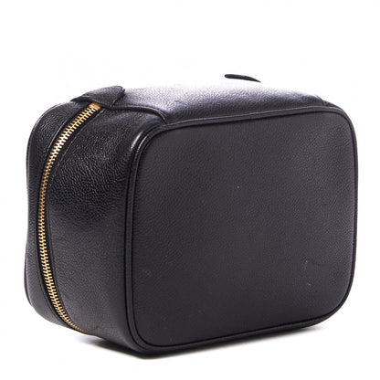 Chanel Caviar Vanity Cosmetic Case Black 3 of 10