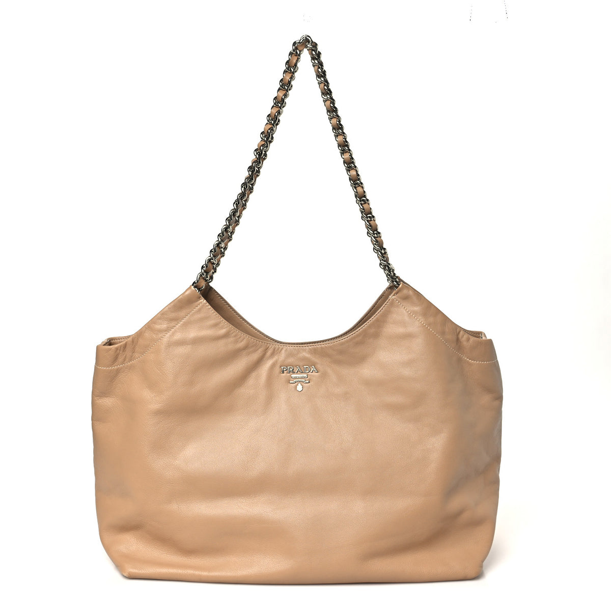 Soft Calf Chain Tote Sughero