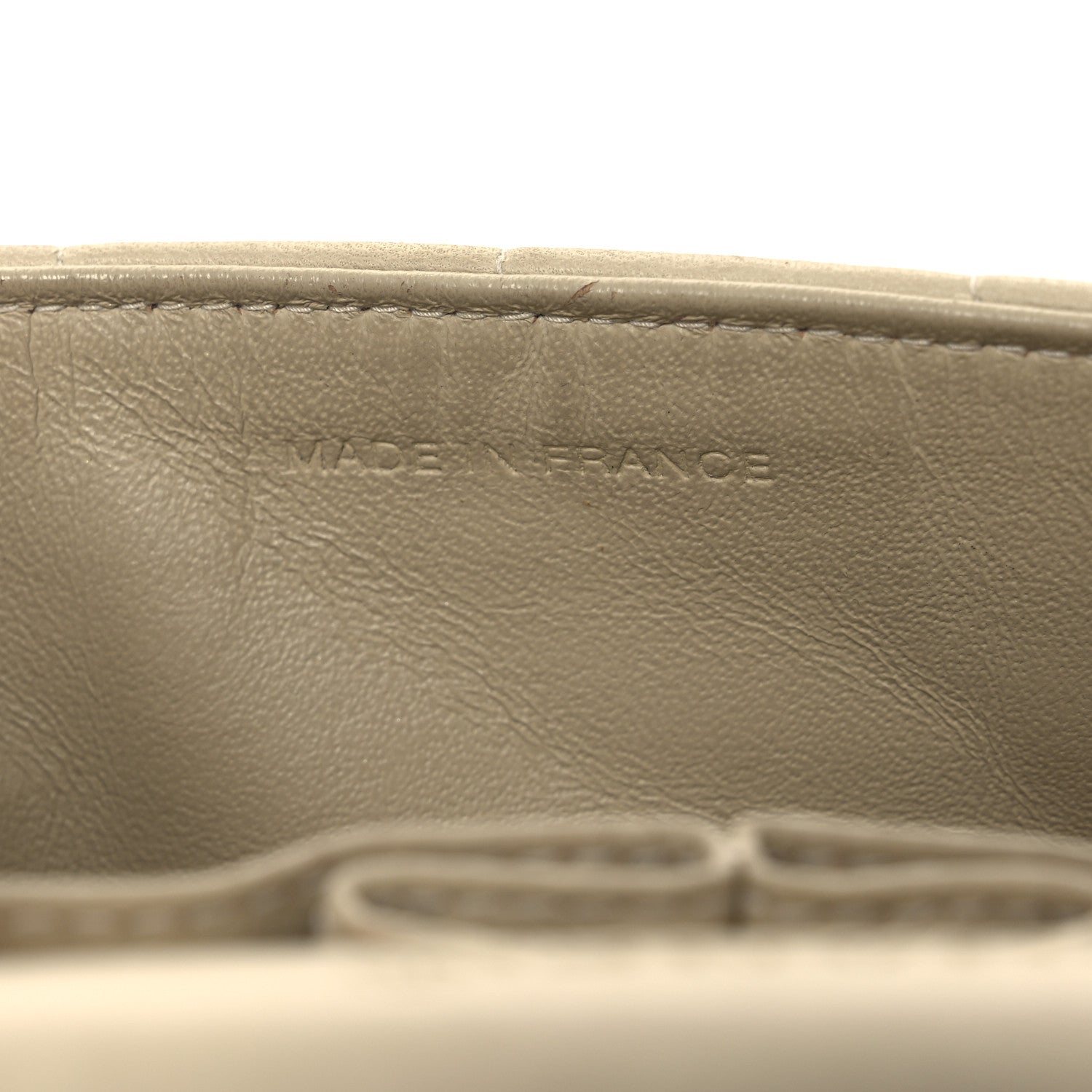Chanel Lambskin East West Chocolate Bar Flap Ivory 7 of 16