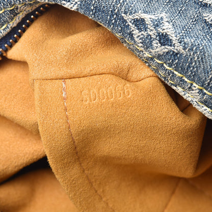 Louis Vuitton Monogram Denim Baggy PM Blue 8 of 14