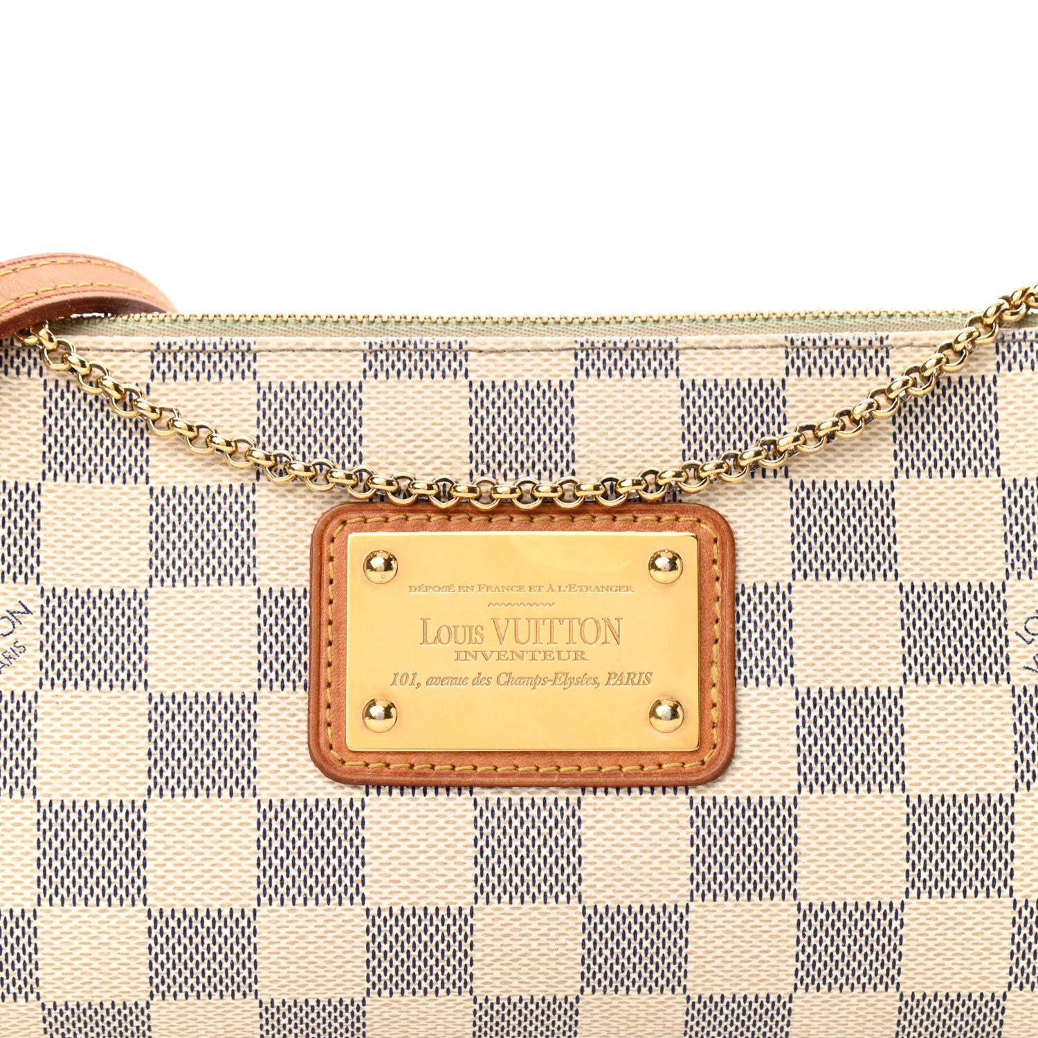 Louis Vuitton Damier Azur Eva Clutch 8 of 14