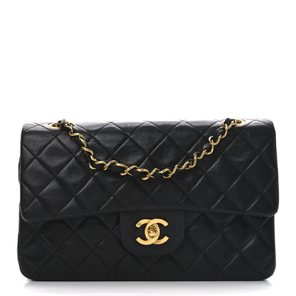 Chanel Lambskin Quilted Small Double Flap Black 1 of 10