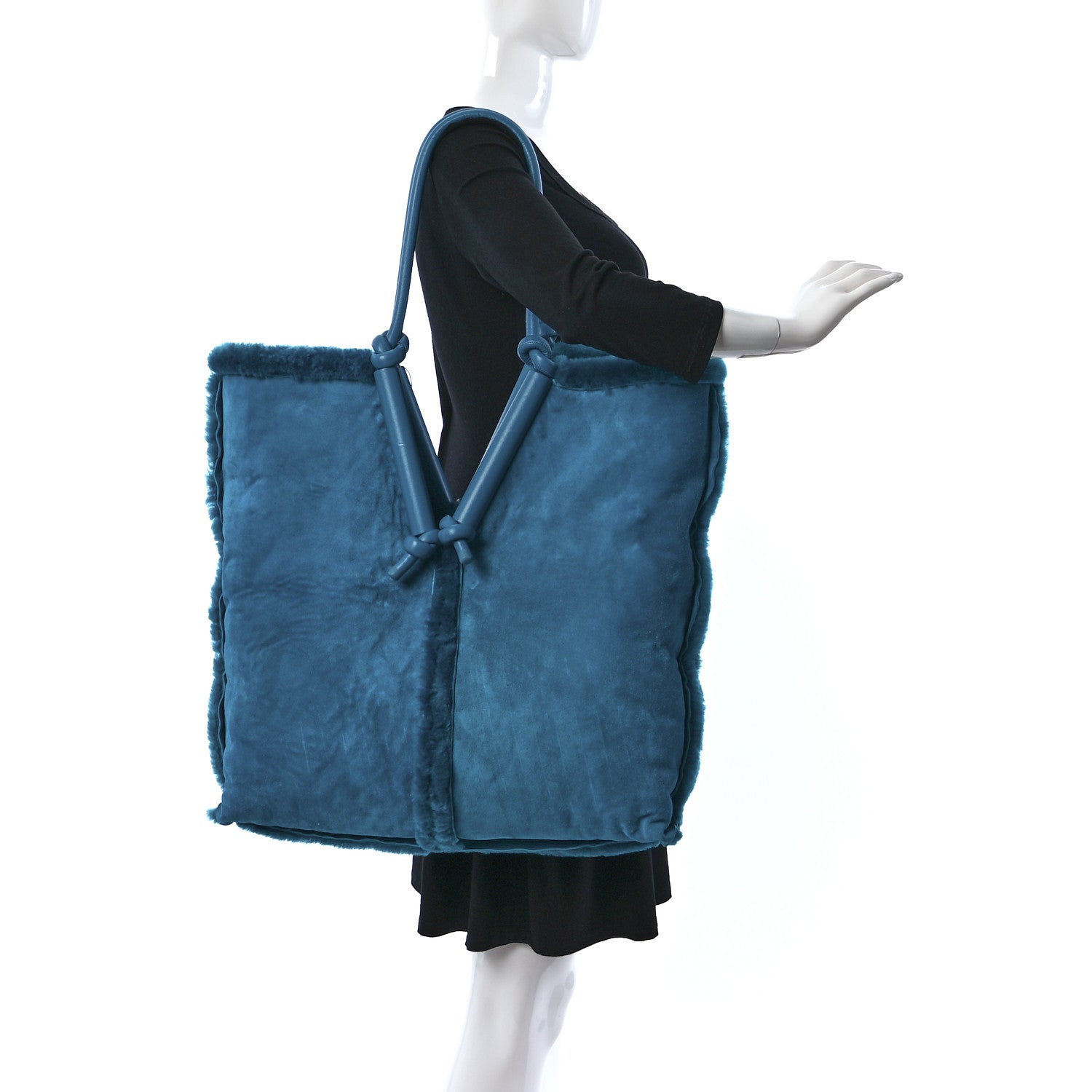 Bottega Veneta Shearling Reversible Tote Blaster 2 of 8