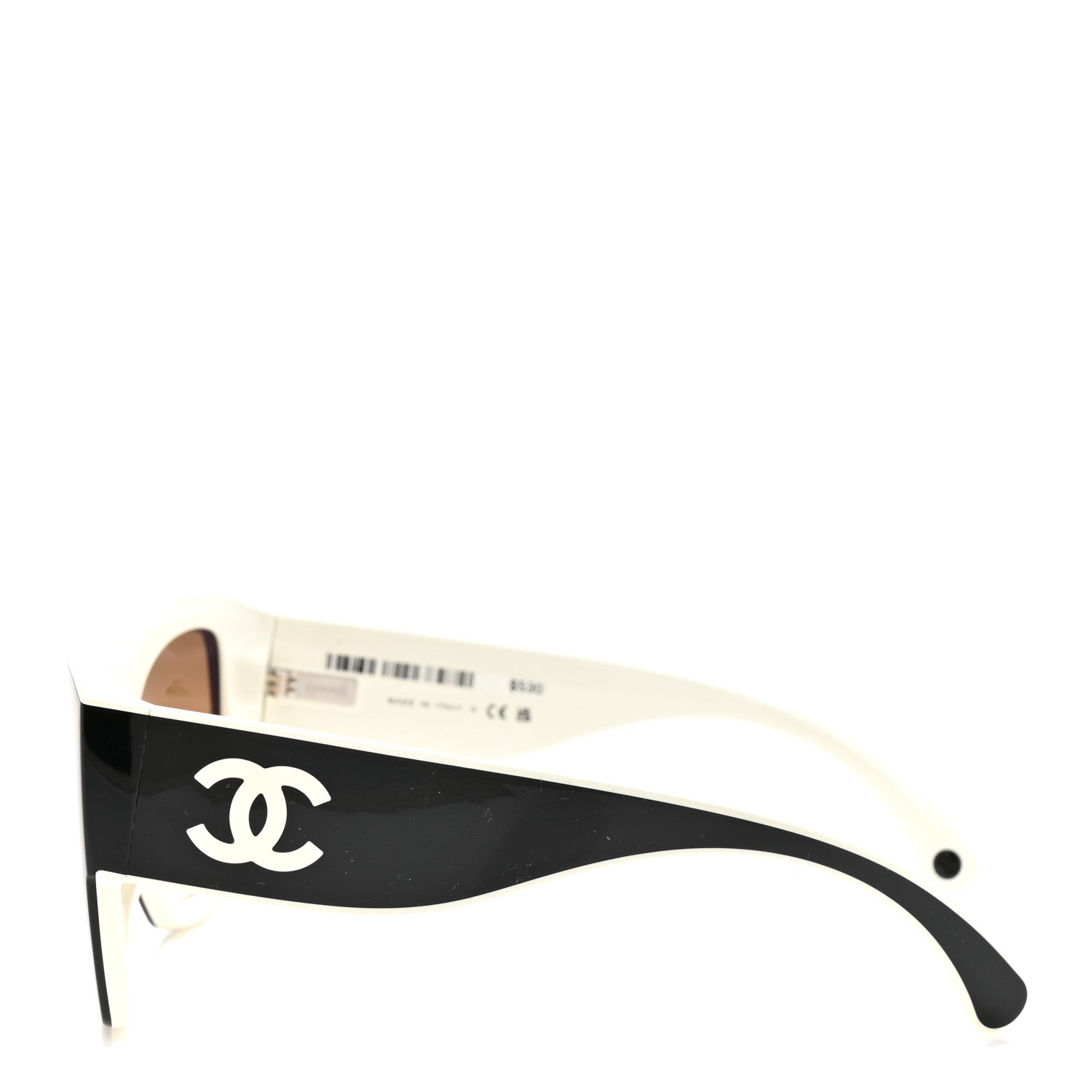 Chanel Acetate Butterfly Large CC Sunglasses 6058 Black White 3 of 8