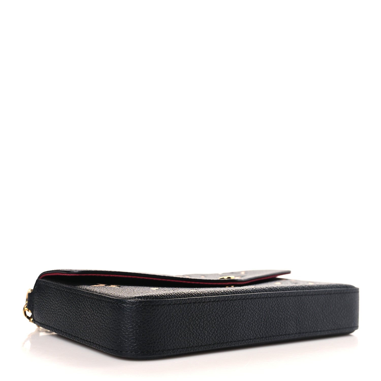 Louis Vuitton Empreinte Monogram Giant Felicie Pochette Black Beige 5 of 10