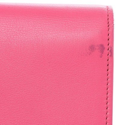 Saint Laurent Calfskin Classic Y Ligne Clutch Pink 12 of 16