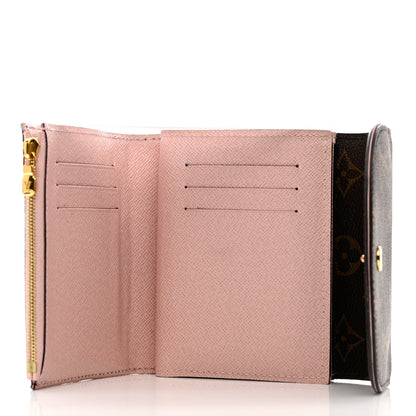 Louis Vuitton Monogram Ariane Compact Wallet Rose Ballerine 6 of 11