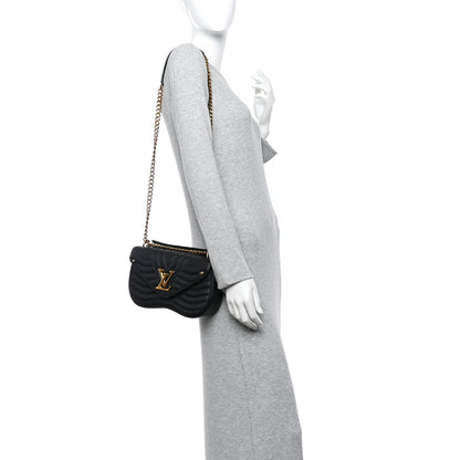 Louis Vuitton Calfskin New Wave Chain PM Black 2 of 11